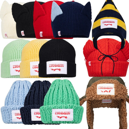 Charles Jeffrey LOVERBOY - Trapper Hats, Chunky & Ears Rib Beanies & Much More