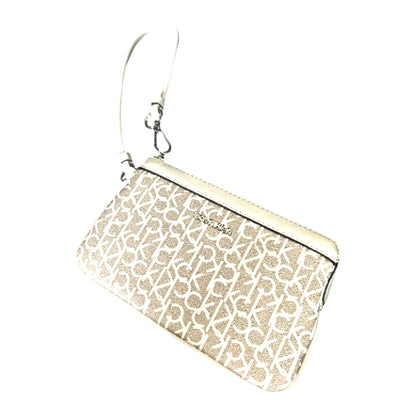 Calvin Klein Wristlet Khaki Vanilla & White