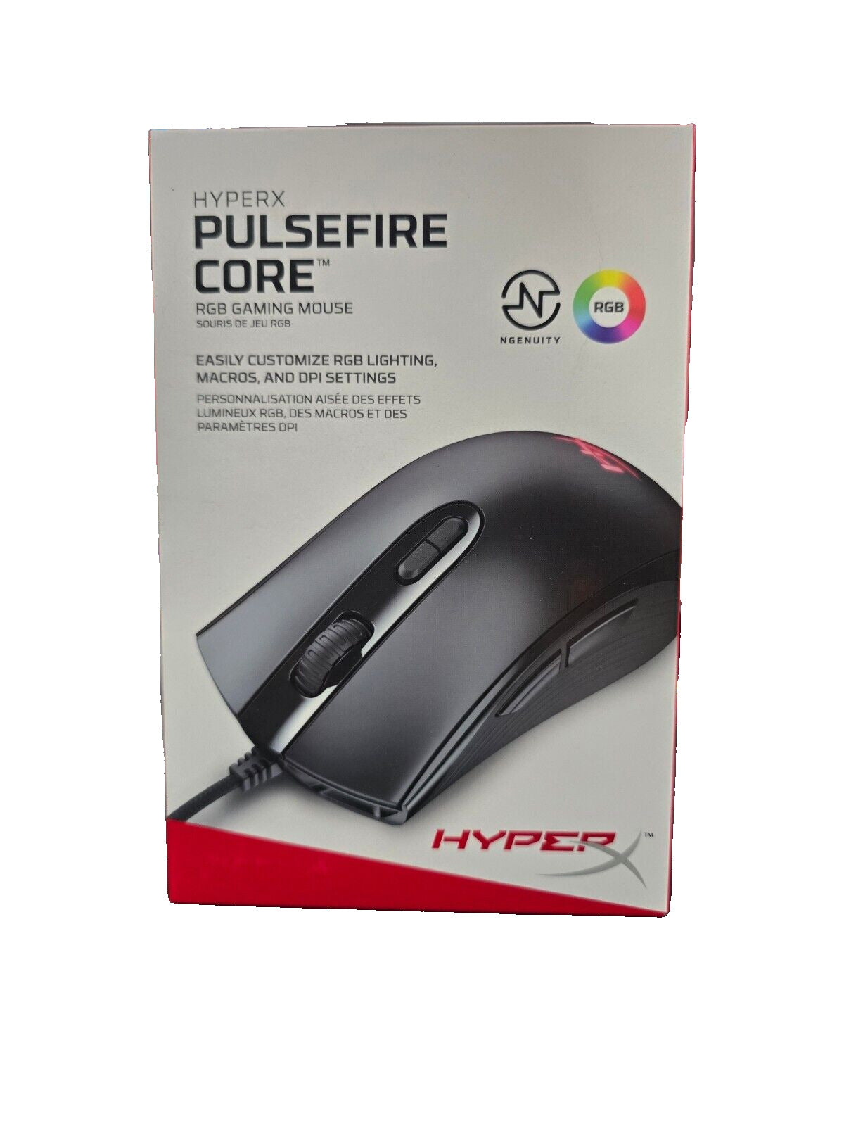 HyperX Pulsefire Core - RGB Gaming Mouse, Software Controlled RGB Light Effects