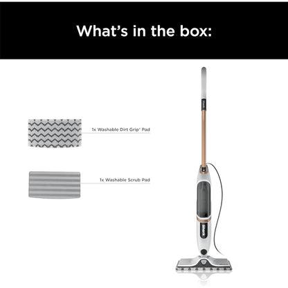 Shark SteamSpot Steam Mop with XL Tank and Washable Pads White S2001