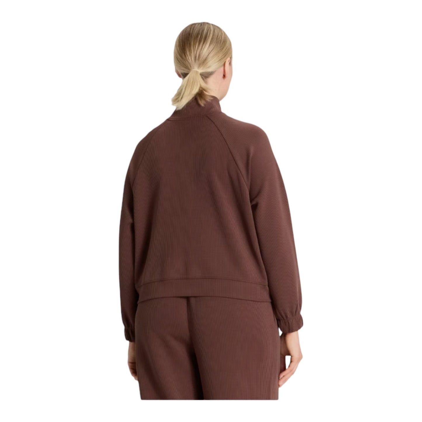 Women Airy Sleek Ribbed Full Zip Jacket - All In Motion
