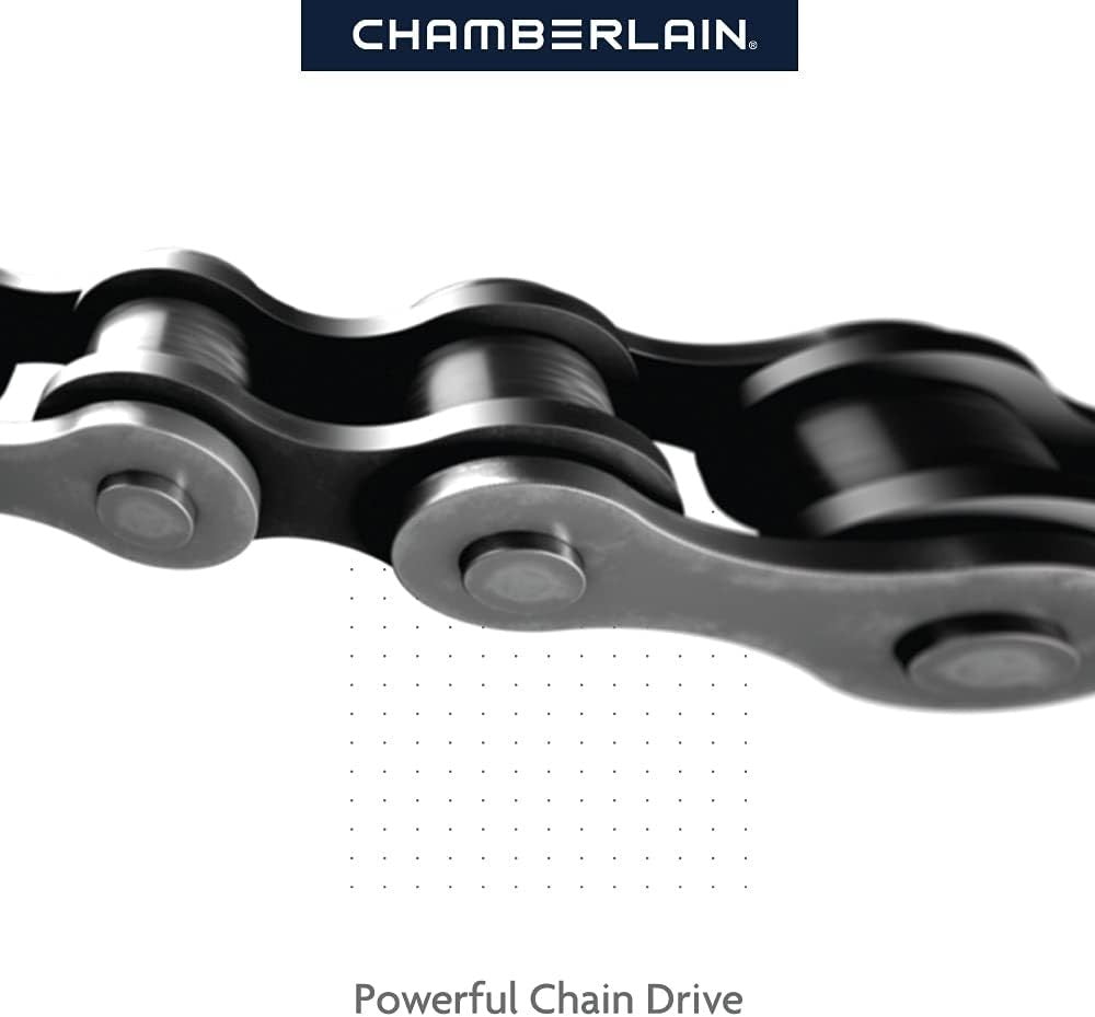 Chamberlain C2405 MYQ Smart Garage Door Opener, Chain Drive, 1/2-HP Motor, Du...