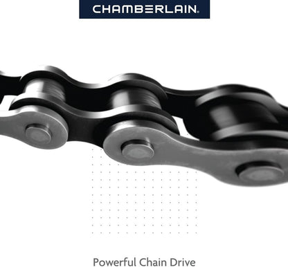 Chamberlain C2405 MYQ Smart Garage Door Opener, Chain Drive, 1/2-HP Motor, Du...
