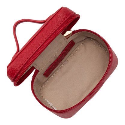 LC Lauren Conrad Red Top Handle Coin Pouch With Heart Design | #71609530