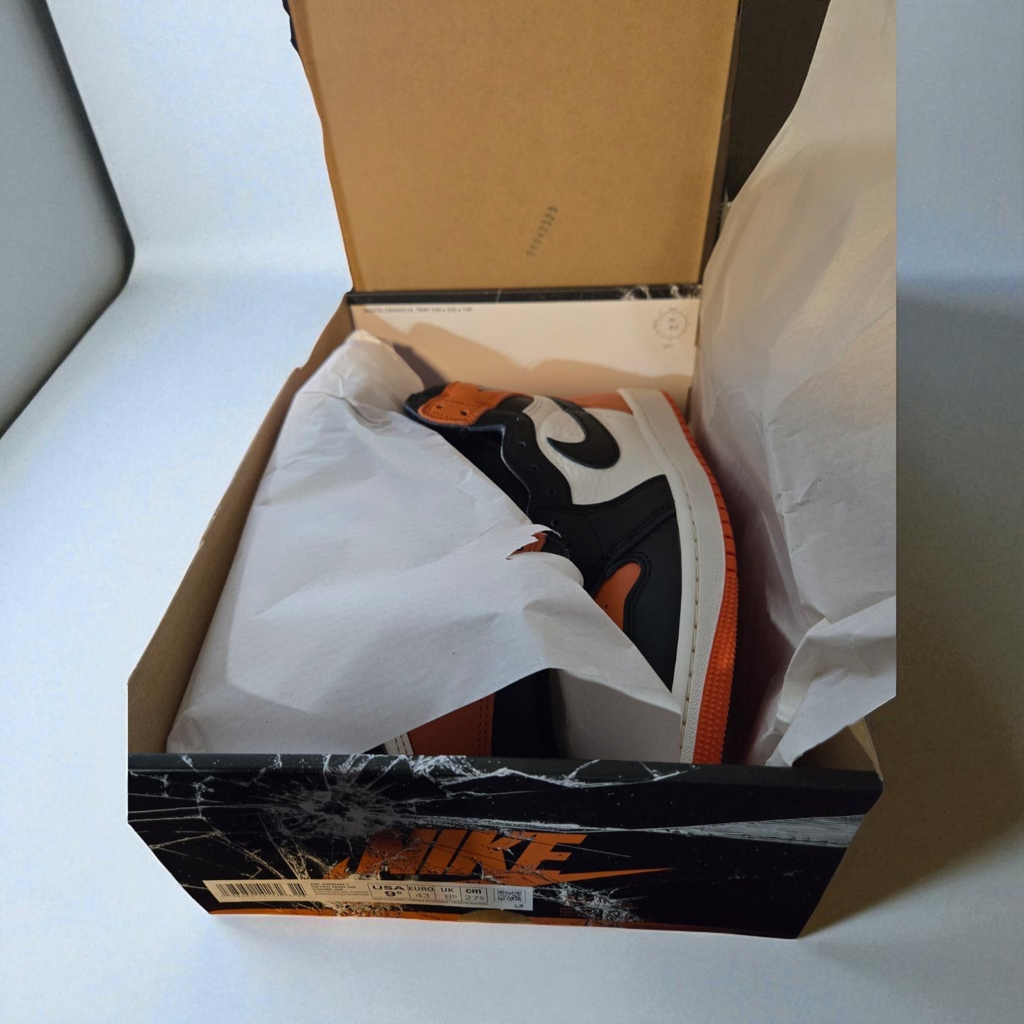 Air Jordan 1 Retro OG 2025 High Shattered Backboard DZ5485-008 Sizes 8 - 10