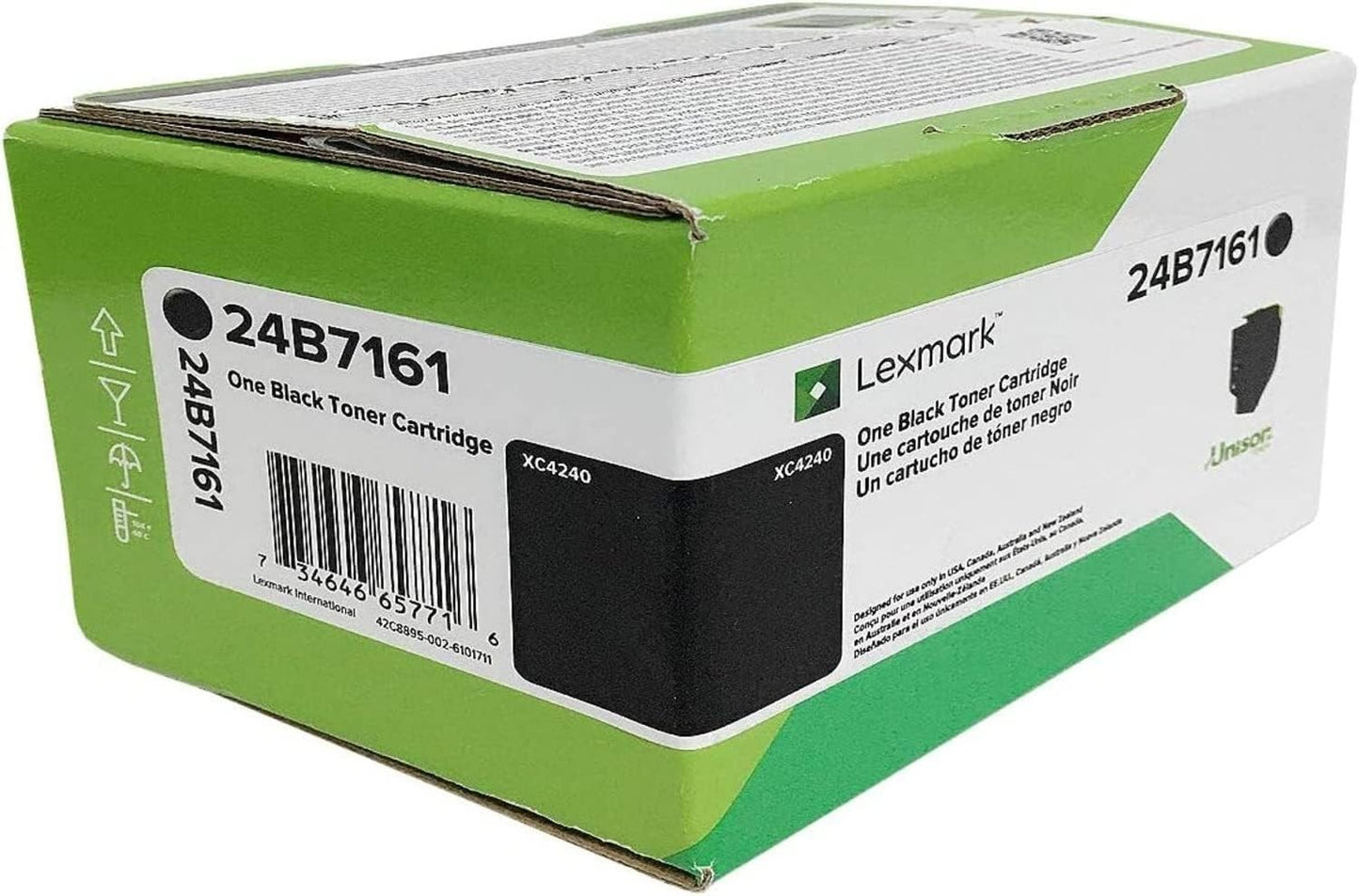 NEW Genuine Lexmark 24B7161 XC4240 Black Toner Cartridge SEALED BOX