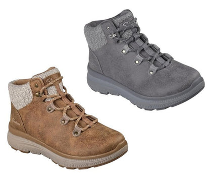 Women's Boots SKECHERS Summits Plus Boots - Birch Explorer, Charcoal or Chestnut