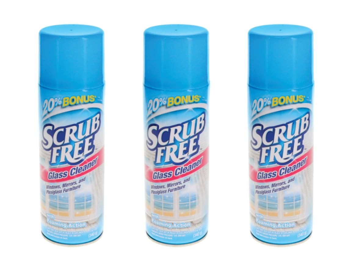 All in One Cleaner Scrub - For Windows, Mirrors and Plexiglass Furniture