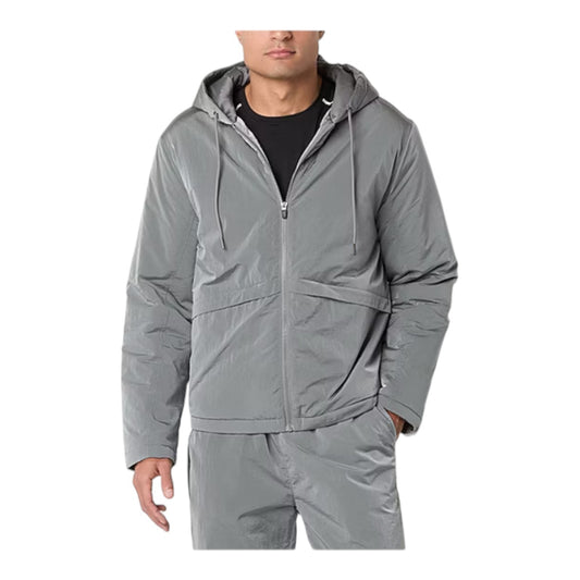 Xersion Mens Heavyweight Track Jacket Vintage Nickel