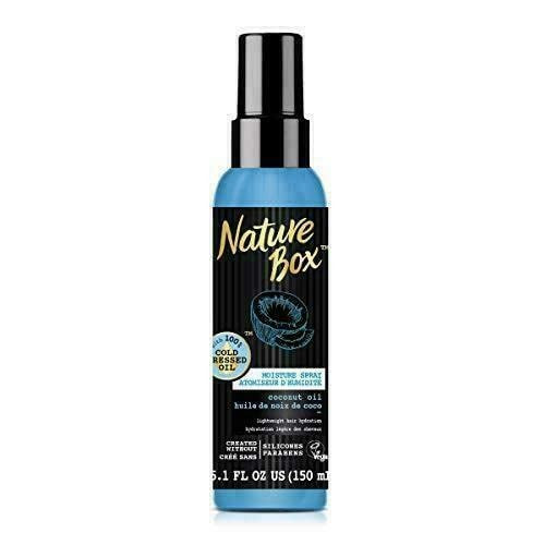 Nature Box Hair Moisture Spray - for Lightweight Hydration, with 100% Cold Pres