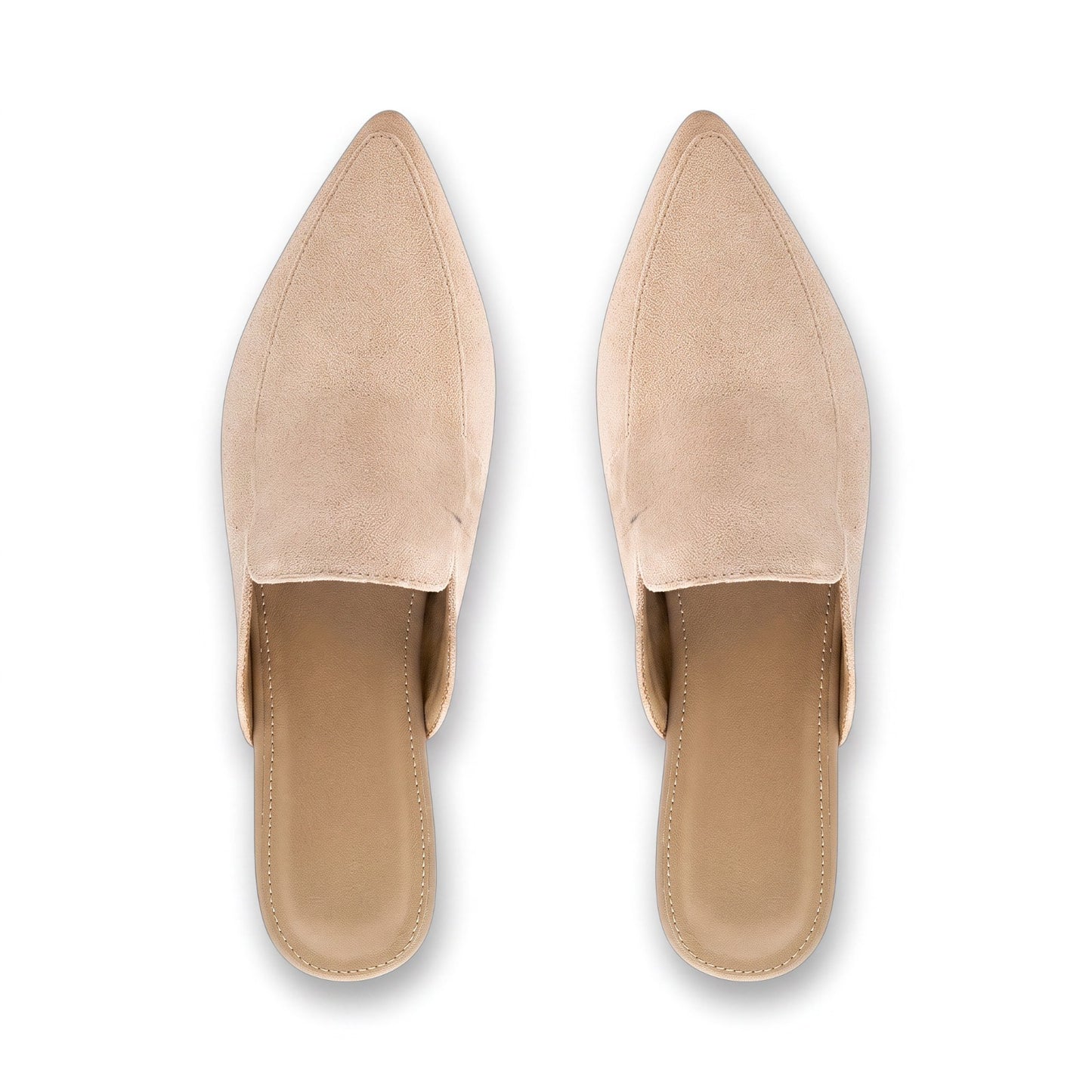 Womens Mules Flats Shoes 2026: Comfortable Pointed Toe Backless Loafers Size 8
