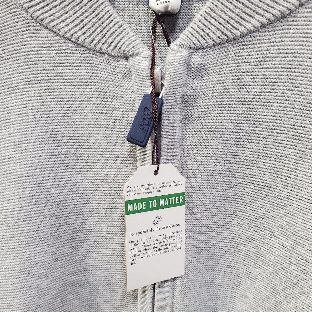 Jos A Bank Full Zip Mock Neck Knit Sweater, Various