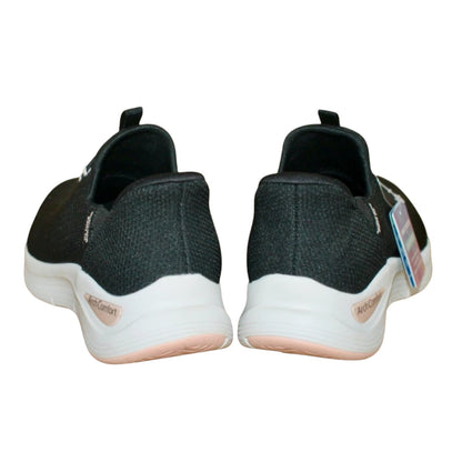 SKECHERS Swift Fit Arch Comfort Hands Free Sneaker Women  Black 179186