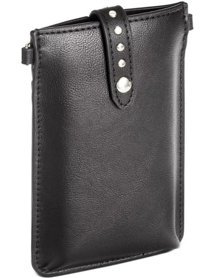 I.n.c. International Concepts Ashlii Phone Wristlet Crossbody, Black Card Case