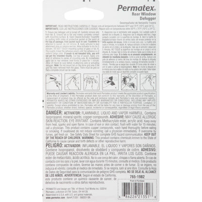 Permatex 21351 Electrically Conductive Rear Window Defogger Tab Adhesive