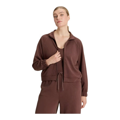 Women Airy Sleek Ribbed Full Zip Jacket - All In Motion