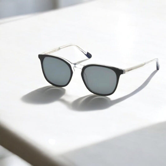GANT GA7102/S Matte Black Polarized 05D Plastic Round Sunglasses Frame 51-19-140