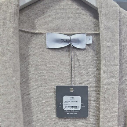 RH Cashmere Spa Robe, Short,Oatmeal, S