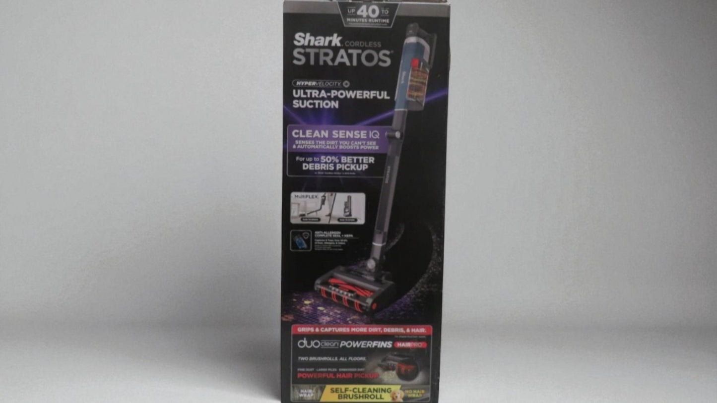 Shark Cordless Stratos with Clean Sense IQ Cordless Vacuum Gray (UZ815H)