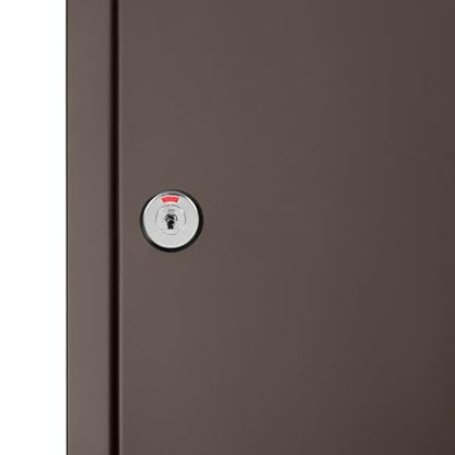 Architectural Mailboxes Chelsea Galvanized Steel, Locking, Wall Mount Mailbox,