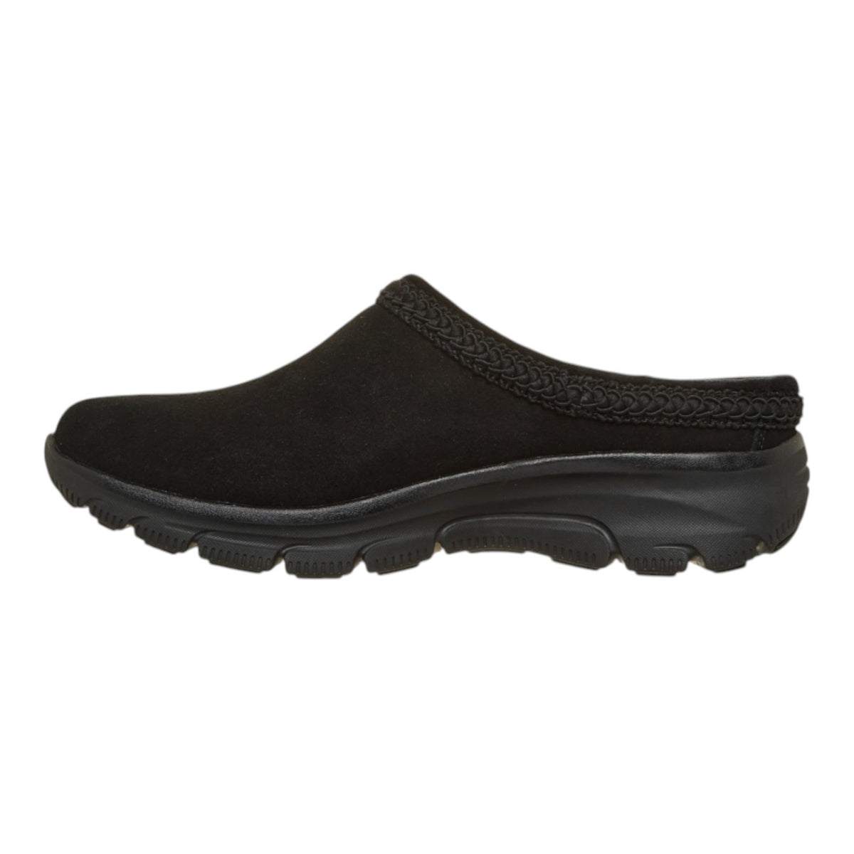 NEW WOMENS SKECHERS RELAXED FIT EASY GOIN SOFT CHARM SUEDE Clogs AUTHENTIC