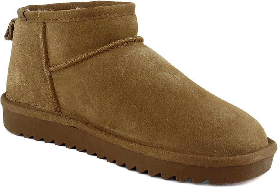 STEVE MADDEN Cabin Suede Tan Ankle Boots, Women's Size 10