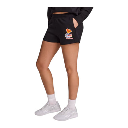 Reebok Women's Supergirl Graphic Sweatshirt & French Terry Graphic Shorts
