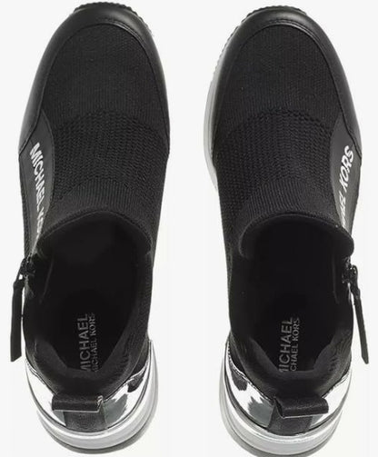 Michael Kors Willis Wedge Trainer - Black