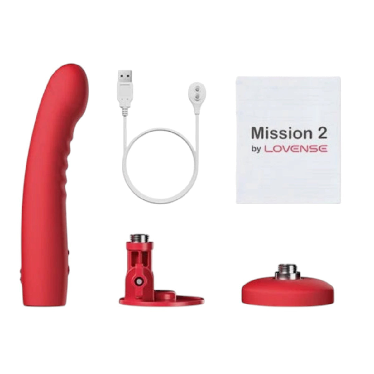 LOVENSE Mission 2 - Dildo Machine - Adjustable 180° Suction Cup Dildo