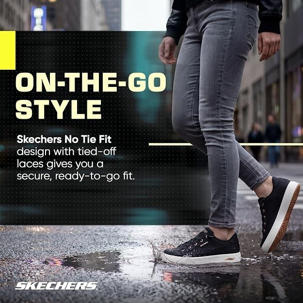 Skechers Arch Fit Arcade Meet Ya There Womens Size 7D Athletic Shoes Sneakers
