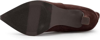 Dolce Vita DV Lalana Boots Womens Size 7 Brown Faux Suede Ankle Booties New