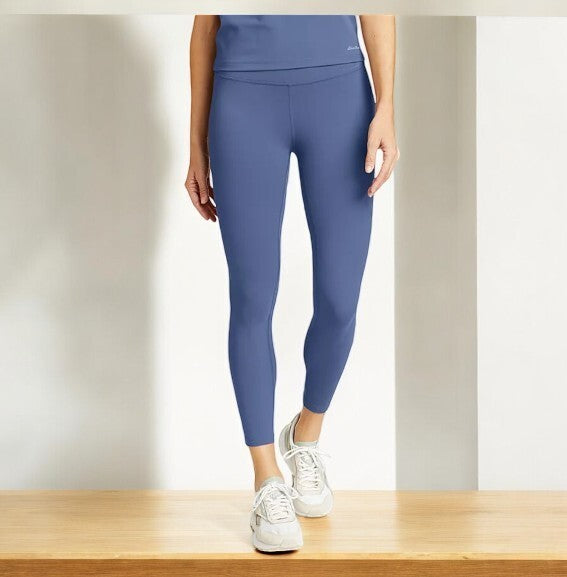 Eddie Bauer Women's Movement Lux High-Rise 7/8-Length Leggings, Bluebird ,XS