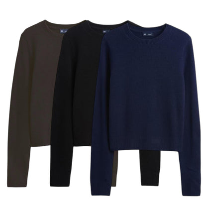 GAP Women's CashSoft Crewneck Sweater - Brown, Blue or Black - XS. S, M, L , XL