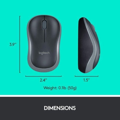 Logitech (MK270) Wireless Keyboard & Mouse Combo - Black