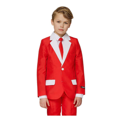 SUITMEISTER Boys Christmas Suit - Youth S, M, L, XL, 2XL - Red or Blue - New