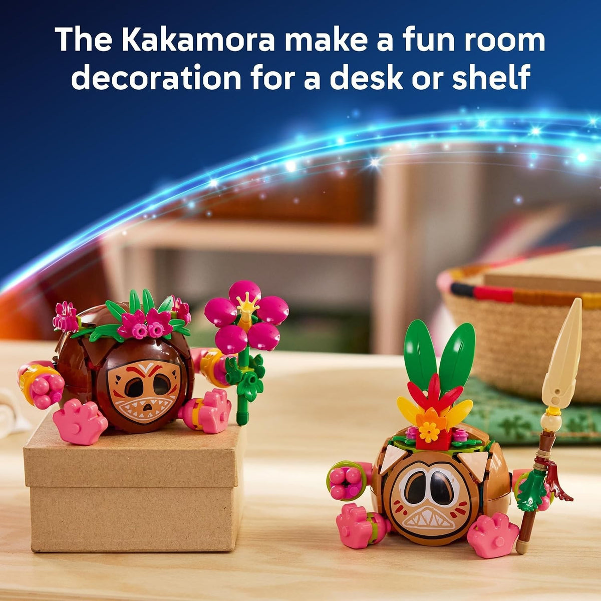 Lego Disney Moana Kakamora Building Toy, 407 Pieces, Posable Characters with