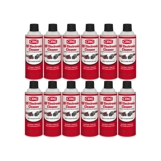 CRC 05103 QD Electronic Quick Drying Formula Contact Cleaner 11 Oz. Pack of 12