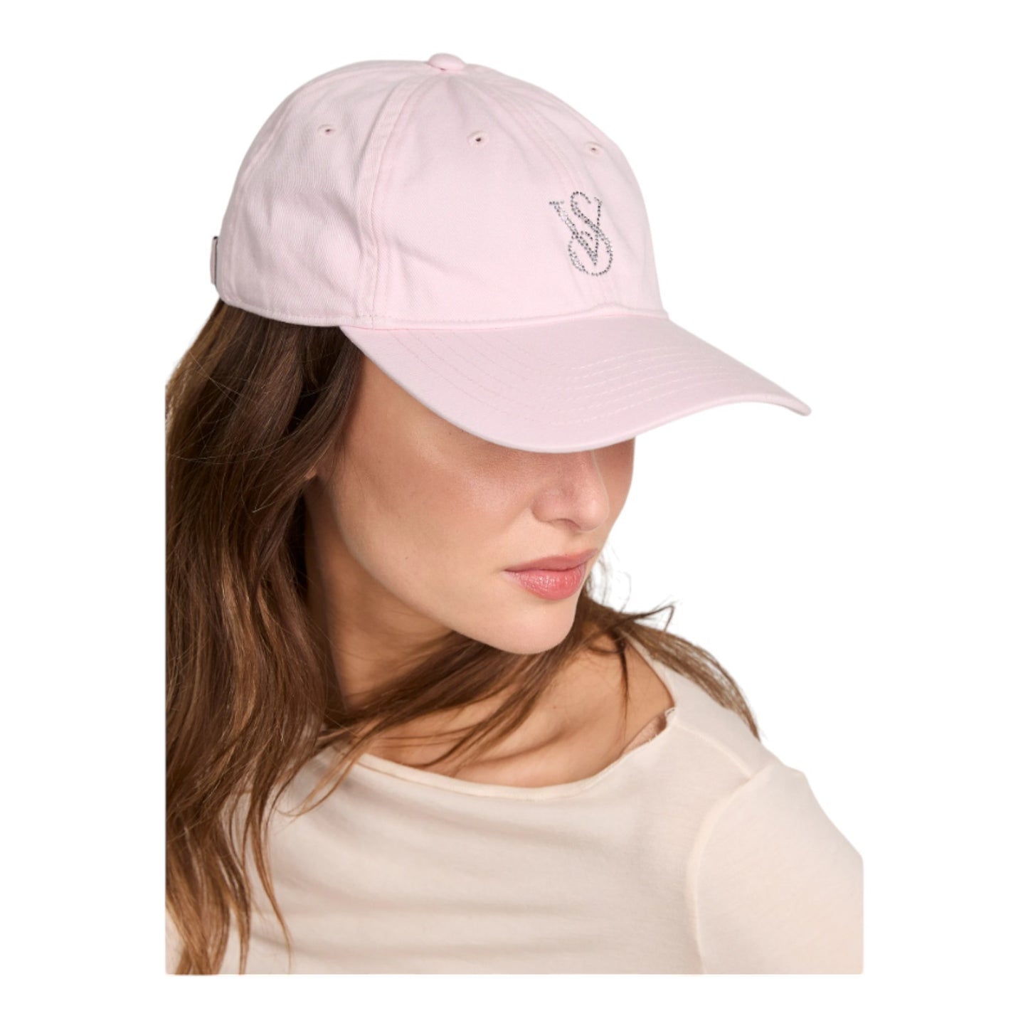VICTORIA'S SECRET PINK LOGO BASEBALL CAP HAT ADJUSTABLE STRAP ONE SIZE NWT