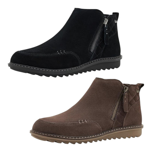 Women's Boots SKECHERS Arch Fit Mojave - Boundless Bliss in Black or Chocolate