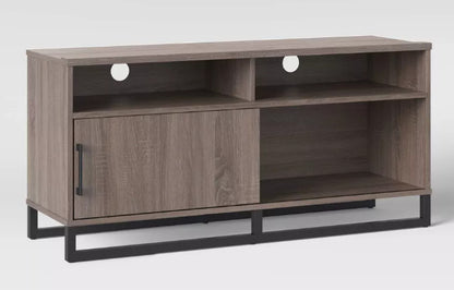 Mixed Material TV Stand for TVs up to 54" - Gray - Room Essentials