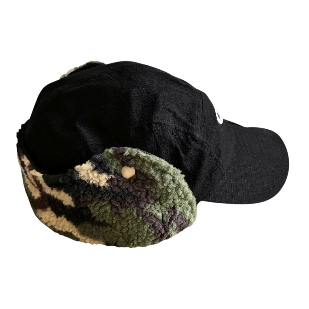 Champion Squall Ear Flap Cap Hat Black Camouflage One Size Fits Most