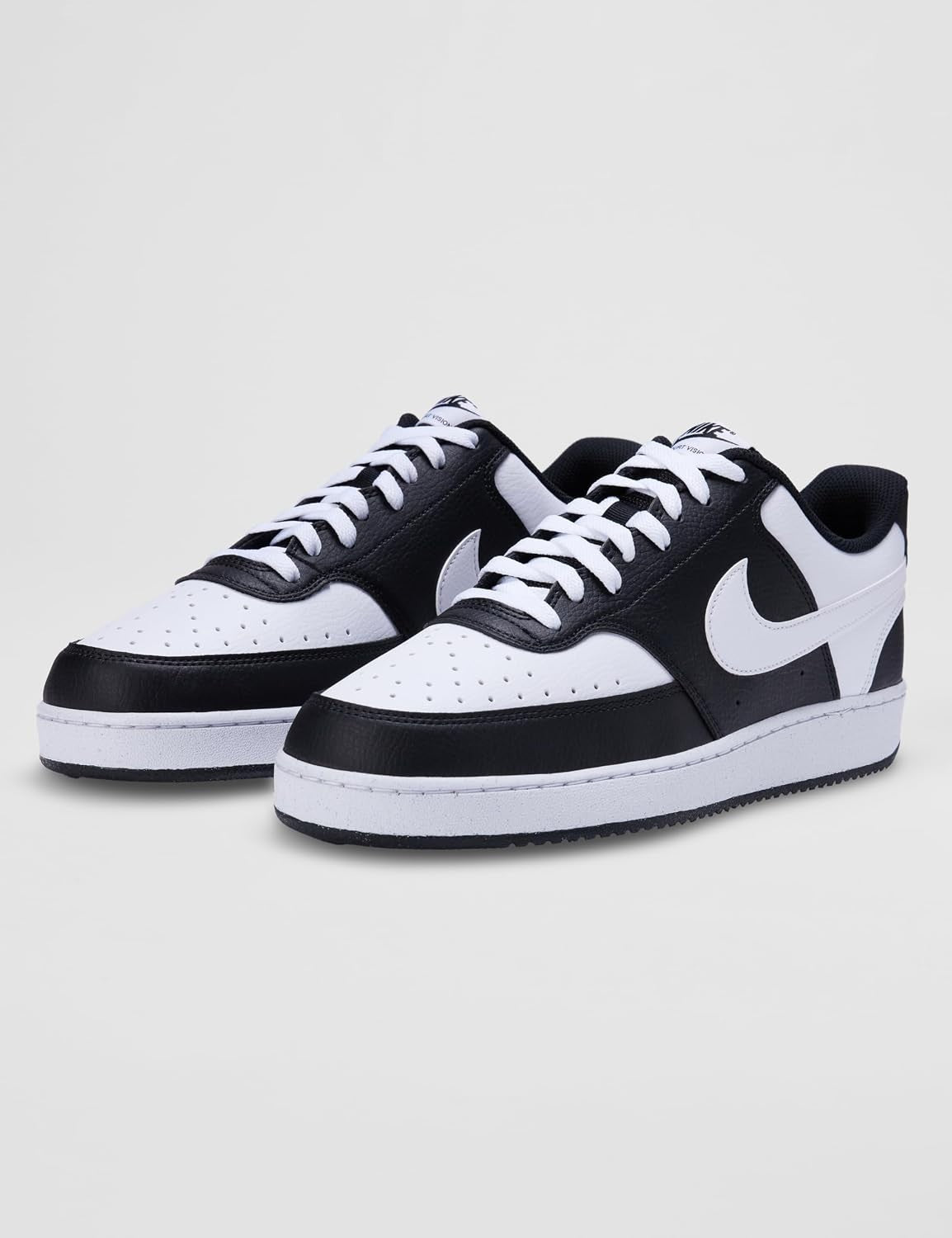 Mens Nike Court Vision Low Shoes Sneakers Black/White HM9862-001 New in Box