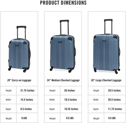Kenneth Cole REACTION Out of Bounds & Renegade Lightweight 4-Wheel Luggage