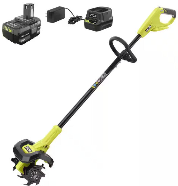 RYOBI P2750 8" Cordless Cultivator - INCLUDES BATTERY & CHARGER