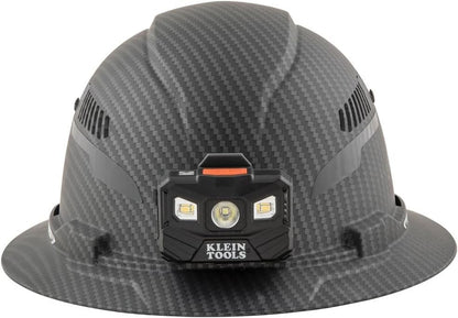 Klein Tools 60347 Hard Hat, Vented Full Brim, Class C, Premium KARBN Pattern