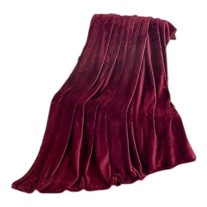 Bearpaw Super Cozy Blanket | Twin/Twin XL | Size 66" x 92" Maroon Blanket