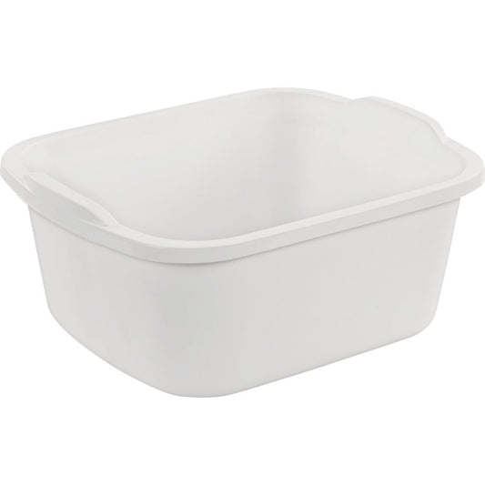 DISHPAN PLASTIC WHT 18QT