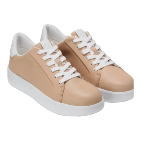 Cole Haan Women's Grand Crosscourt Joy Platform Sneakers Soft Buff/White, W32624