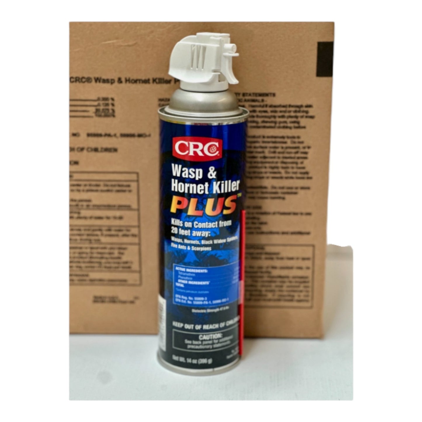 CRC 14010 Wasp Hornet Killer PLUS Insecticide 14 oz Aerosol w Trigger 1, 6 or 12