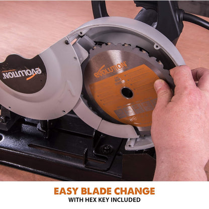 Evolution Power Tools (RAGE4):  7-1/4-Inch TCT Multipurpose Cutting Chop Saw